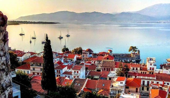 Penzion Sideroporta Castle Nafpaktos Exteriér fotografie