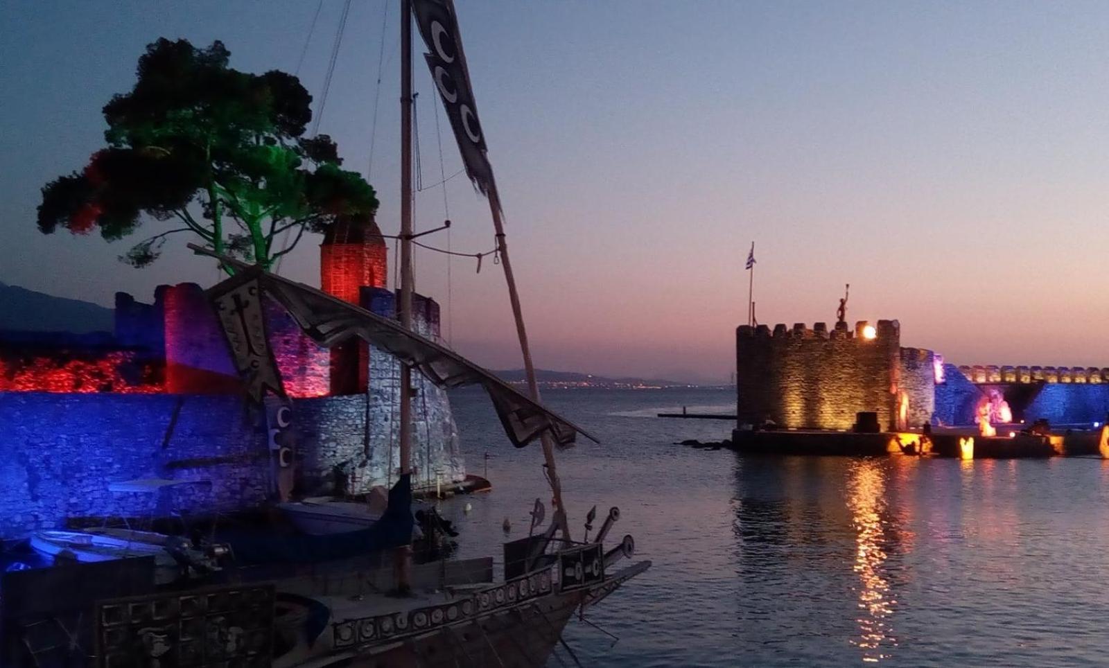 Penzion Sideroporta Castle Nafpaktos Exteriér fotografie